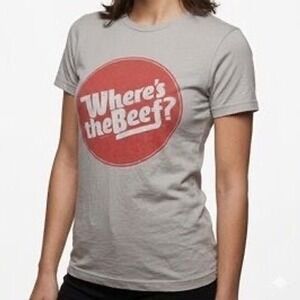 HOMAGE Where's The Beef? Vintage Style Graphic Tee Size Large Made in USA